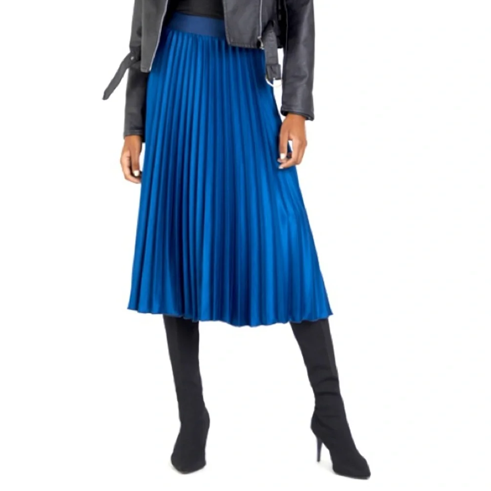 Simons Twik Velvet Pleated Skirt - Picture 6 of 10